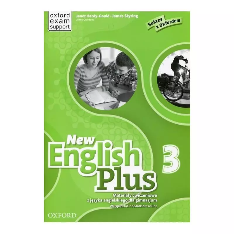 NEW ENGLISH PLUS 3 MATERIAŁY ĆWICZENIOWE Z JĘZYKA ANGIELSKIEGO - Oxford University Press
