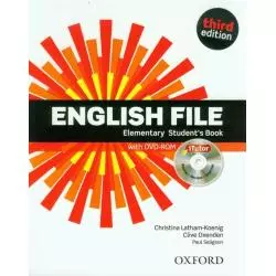 ENGLISH FILE ELEMENTARY STUDENTS BOOK + CD Christina Latham-Koenig, Clive Oxenden, Paul Seligson - Oxford