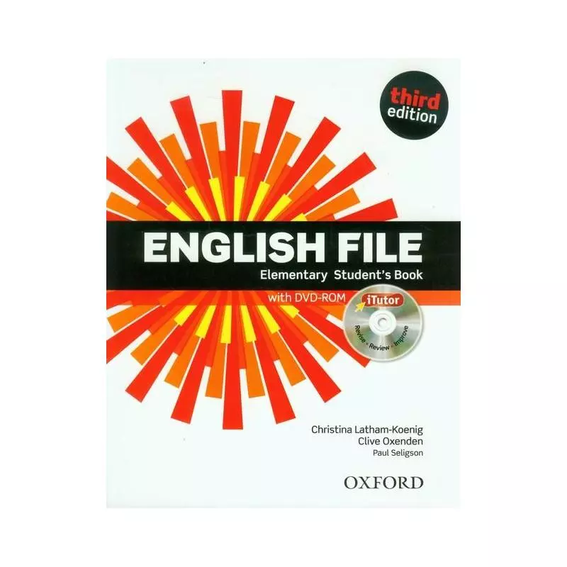 ENGLISH FILE ELEMENTARY STUDENTS BOOK + CD Christina Latham-Koenig, Clive Oxenden, Paul Seligson - Oxford