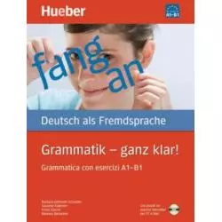 DUETSCH AALS FREMDSPRACHE GRAMMATIK - GANZ KLAR! A1-B1 Barbara Gottstein-Schramm - Hueber Polska