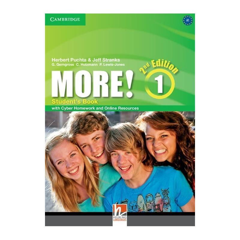 MORE! LEVEL 1 STUDENT\'S BOOK WITH CYBER HOMEWORK AND ONLINE RESOURCES HERBERT PUCHTA, JEFF STRANKS