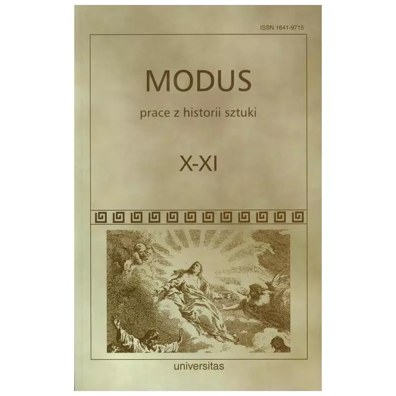 MODUS PRACE Z HISTORII SZTUKI X-XI - Universitas