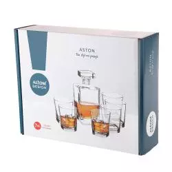 ZESTAW DO WHISKY KARAFKA 0,75L + 6 SZKLANEK 280ML ALTOM ASTON 7 ELEMENTÓW - Altom