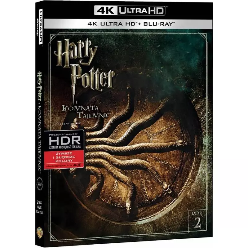 HARRY POTTER I KOMNATA TAJEMNIC BLU-RAY PL - Galapagos