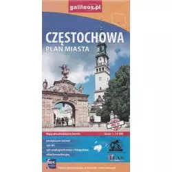 CZĘSTOCHOWA PLAN MIASTA 1:16 000 - Plan