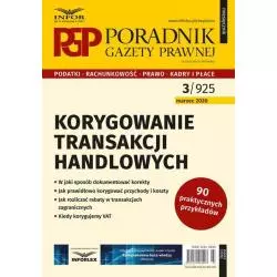 KORYGOWANIE TRANSAKCJI HANDLOWYCH PORADNIK GAZETY PRAWNEJ 3/2020 - Infor