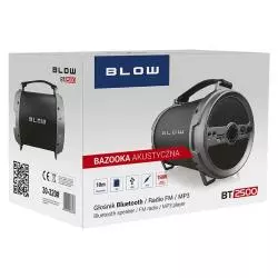 GŁOŚNIK BLUETOOTH BLOW BAZOOKA BT2500 150W USB SD FM AUX - Blow