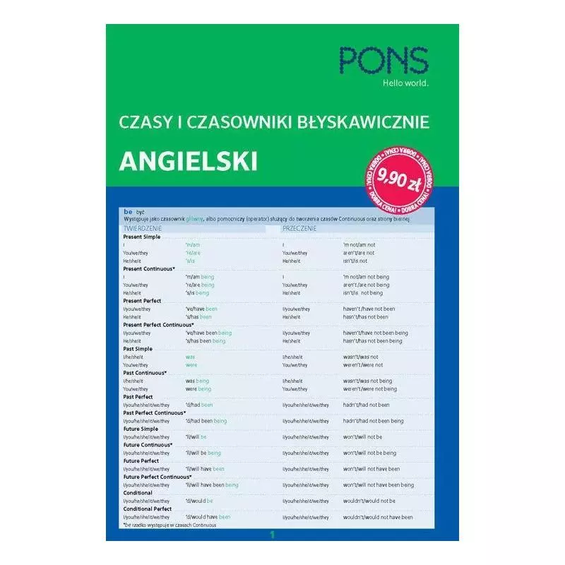 ANGIELSKI CZASY I CZASOWNIKI BLYSKAIWCZNIE - Pons