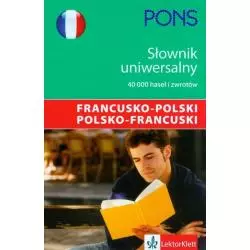 SŁOWNIK UNIWERSALNY FRANCUSKO-POLSKI POLSKO-FRANCUSKI - LektorKlett