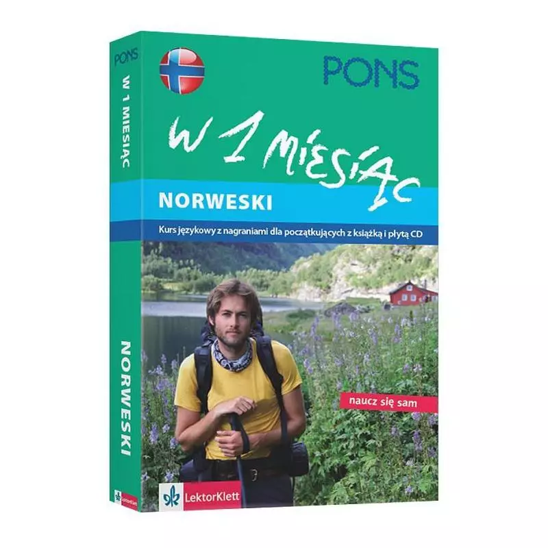 NORWESKI W 1 MIESIĄC KURS JĘZYKOWY DLA POCZĄTKUJACYCH Z KSIĄŻKĄ I PŁYTĄ CD - LektorKlett