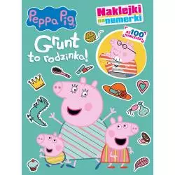 ŚWINKA PEPPA GRUNT TO RODZINKA! NAKLEJKI NA NUMERKI - Media Service Zawada