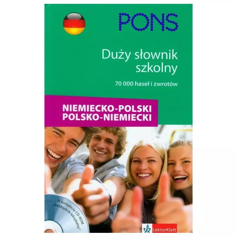 DUŻY SŁOWNIK SZKOLNY NIEMIECKO-POLSKI POLSKO-NIEMIECKI - LektorKlett