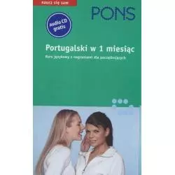 PORTUGALSKI W 1 MIESIĄC KURS JĘZYKOWY Z NAGRANIAMI DLA POCZĄTKUJĄCYCH + CD - LektorKlett