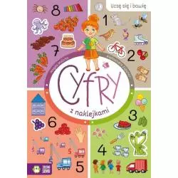 UCZĘ SIĘ I BAWIĘ CYFRY Z NAKLEJKAMI - Zielona Sowa