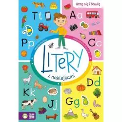 LITERY Z NAKLEJKAMI. UCZĘ SIĘ I BAWIĘ - Zielona Sowa