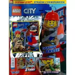 LEGO CITY GOTOWY DO AKCJI! STRAŻAK Z EKWIPUNKIEM + ZABAWKA - Egmont