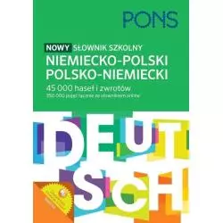 NOWY SŁOWNIK SZKOLNY NIEMIECKO-POLSKI, POLSKO-NIEMIECKI 45 000 HASEŁ I ZWROTÓW - LektorKlett