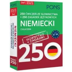 NIEMIECKI Z KLUCZEM 250 ĆWICZEŃ ZE SŁOWNICTWA + 250 ZAGADEK JĘZYKOWYCH - LektorKlett