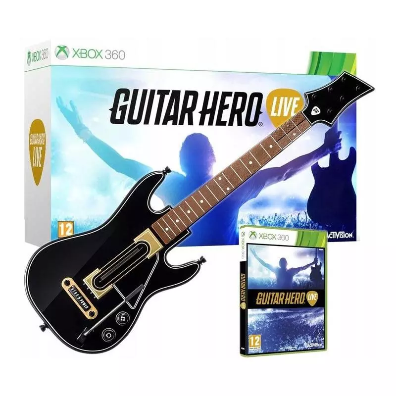 GRA GUITAR HERO LIVE + GITARA XBOX 360 - Activa