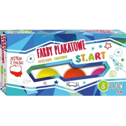 FARBY PLAKATOWE 8 KOLORÓW 20 ML - Starpak