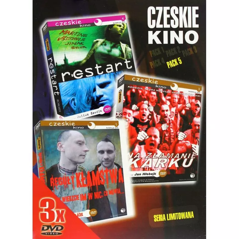 CZESKIE KINO PAKIET 3 X DVD PL - Propaganda