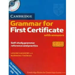 CAMBRIDGE GRAMMAR FOR FRIST CERTIFICATE WITH ANSWERS + CD Barbara Thomas, Louise Hashemi - Cambridge University Press