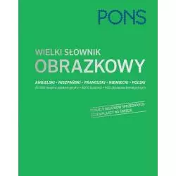 WIELKI SŁOWNIK OBRAZKOWY ANGIELSKI HISZPAŃSKI FRANCUSKI NIEMIECKI POLSKI - LektorKlett