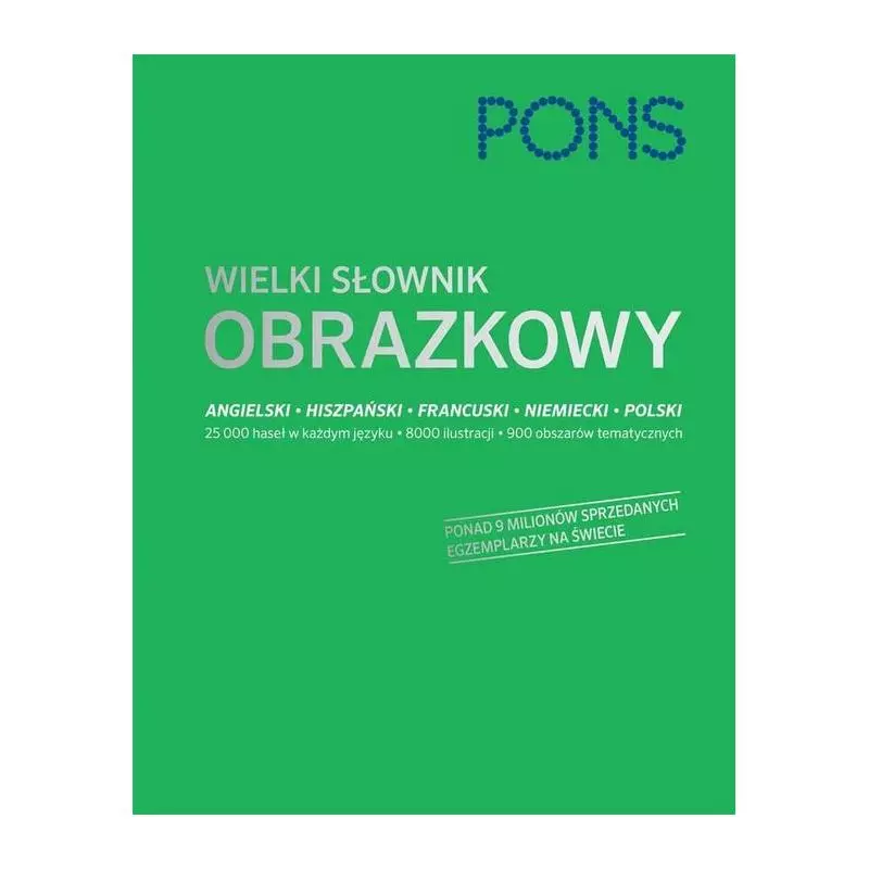 WIELKI SŁOWNIK OBRAZKOWY ANGIELSKI HISZPAŃSKI FRANCUSKI NIEMIECKI POLSKI - LektorKlett