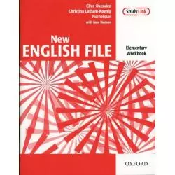 NEW ENGLISH FILE ELEMENTARY WORKBOOK Paul Seligson, Clive Oxenden, Christina Latham-Koenig - Oxford University Press