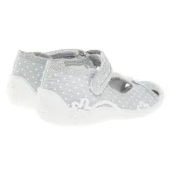 KAPCIE DZIEWCZĘCE SZARE W BIAŁE KROPKI ROZMIAR 24 COOL CLUB - Cool Club