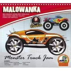 MALOWANKA SZABLONY + NAKLEJKI MONSTER TRUCK - Noster