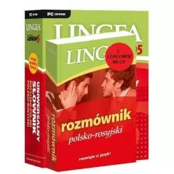 PAKIET ROZMÓWNIK POLSKO-ROSYJSKI + CD UNIWERSALNY SŁOWNIK ROSYJSKO-POLSKI POLSKO-ROSYJSKI - Lingea