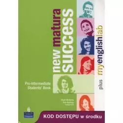 NEW MATURA SUCCESS PRE-INTERMEDIATE STUDENTS BOOK + MINIREPETYTORIUM - Pearson