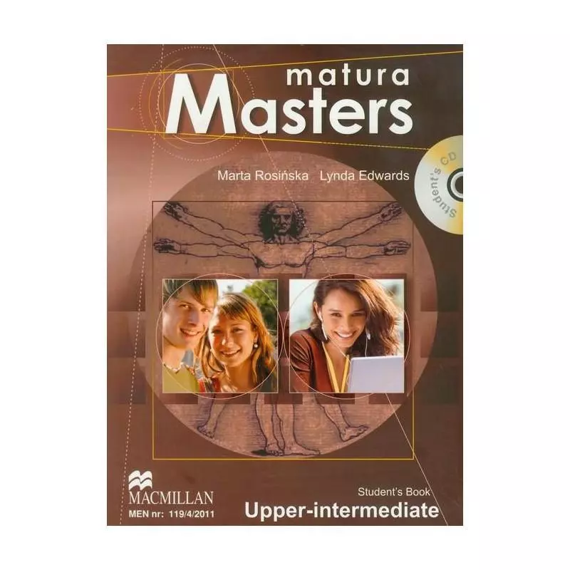 MATURA MASTERS UPPER-INTERMEDIATE STUDENTS BOOK + CD Lynda Edwards, Marta Rosińska - Macmillan