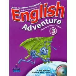 ENGLISH ADVENTURE 3 PODRĘCZNIK I ZESZYT ĆWICZEŃ + CD I DVD - Pearson