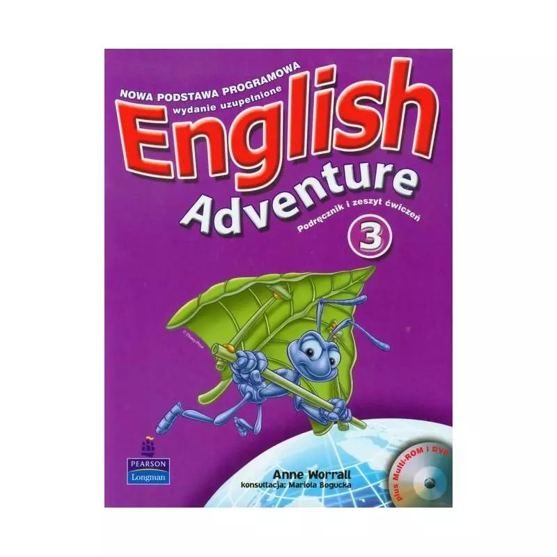 ENGLISH ADVENTURE 3 PODRĘCZNIK I ZESZYT ĆWICZEŃ + CD I DVD - Pearson