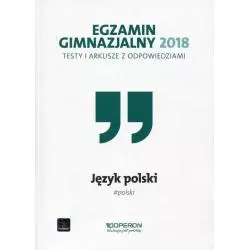 JĘZYK POLSKI EGZAMIN GIMNAZJALNY 2018 Agnieszka Suchowierska - Operon
