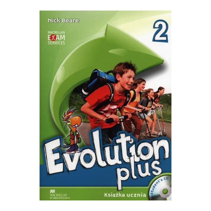 EVOLUTION PLUS 2 KSIĄŻKA UCZNIA Z PŁYTĄ CD