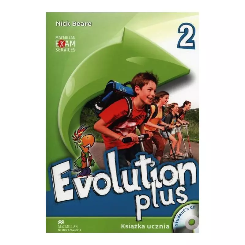 EVOLUTION PLUS 2 KSIĄŻKA UCZNIA Z PŁYTĄ CD Nick Beare - Macmillan