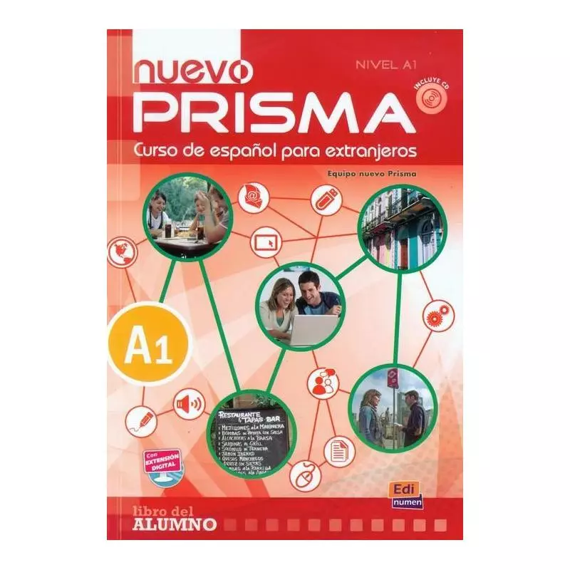 NUEVO PRISMA NIVEL A1 PODRĘCZNIK + CD Gelabert Maria Jose - Edinumen