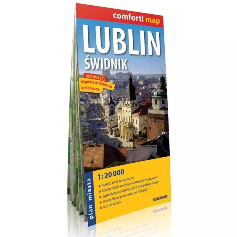 LUBLIN ŚWIDNIK PLANY MIAST 1:20 000 - ExpressMap