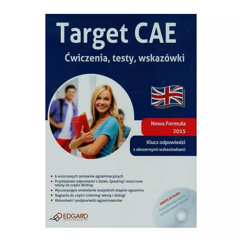 TARGET CAE ĆWICZENIA TESTY WSKAZÓWKI + CD Kevin Hadley - Edgard