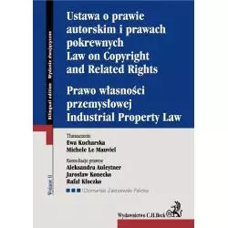 USTAWA O PRAWIE AUTORSKIM I PRAWACH POKREWNYCH PRAWO WŁASNOŚCI PRZEMYSŁOWEJ - C.H.Beck