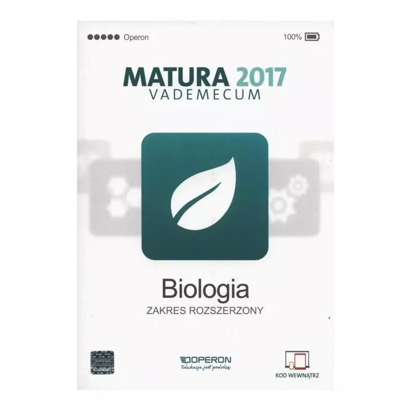 BIOLOGIA ZAKRES ROZSZERZONY MATURA 2017 VADEMECUM Laura Betleja, Tomasz Falkowski, Beata Jakubik - Operon