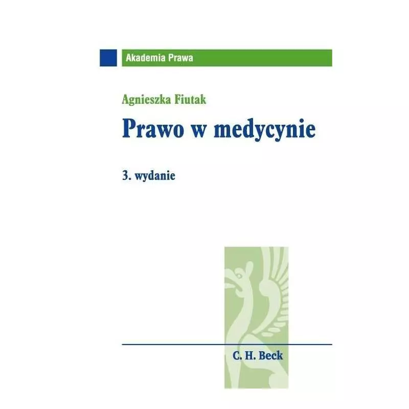 Prawo W Medycynie Agnieszka Fiutak Skladnicaksiegarskapl 5043