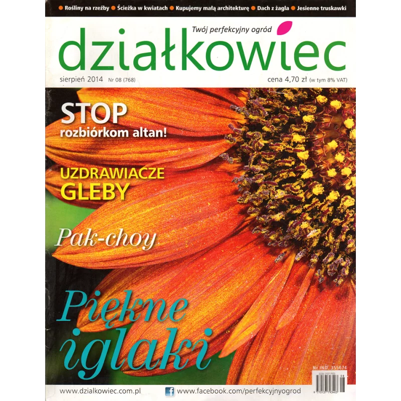 DZIAŁKOWIEC SIERPIEŃ 2014 - Działkowiec