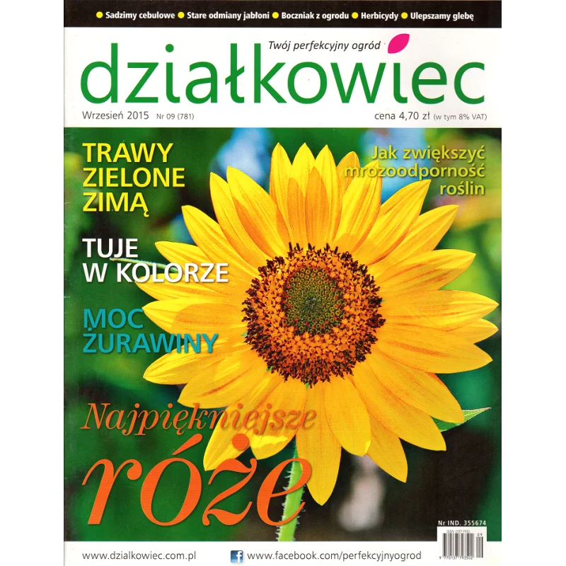 DZIAŁKOWIEC WRZESIEŃ 2015 - Działkowiec