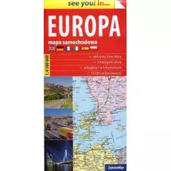 EUROPA MAPA SAMOCHODOWA 1:4 500 000 - ExpressMap