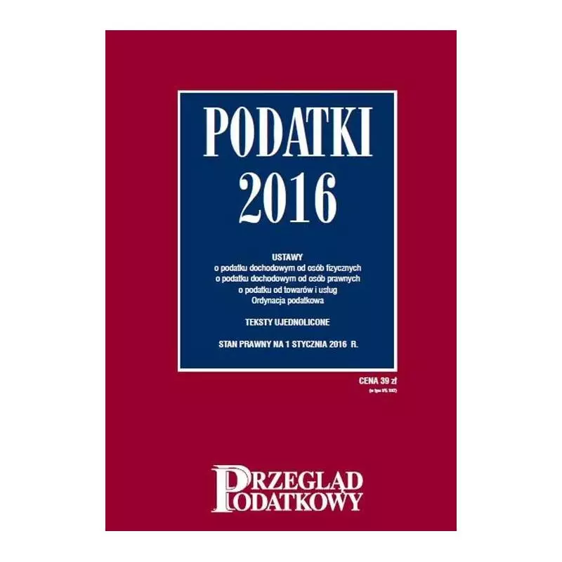 PODATKI 2016 - Wolters Kluwer