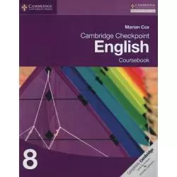 CAMBRIDGE CHECKPOINT ENGLISH COURSEBOOK 8 Marian Cox - Cambridge University Press